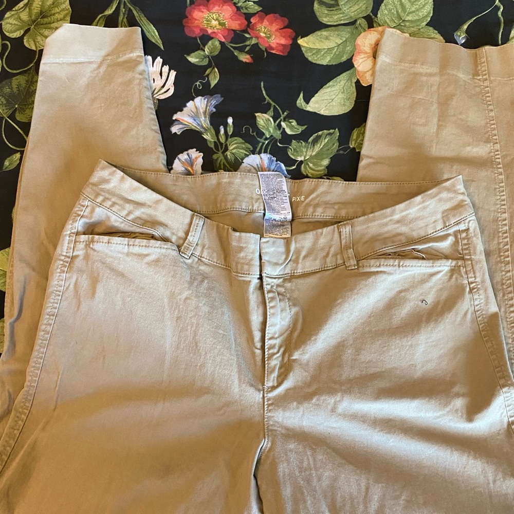 Tan cargo pants light weight| pixie